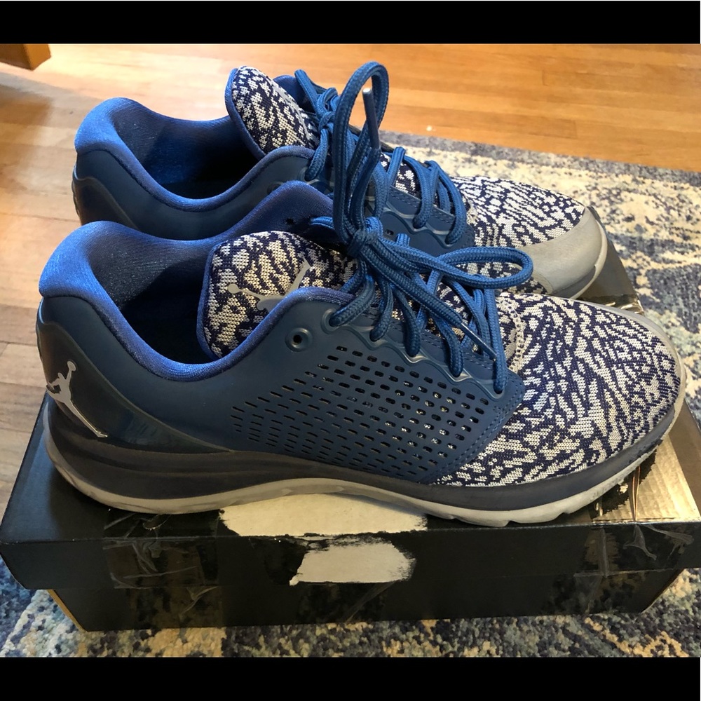 Jordan Trainer ST blue sz8 w/box